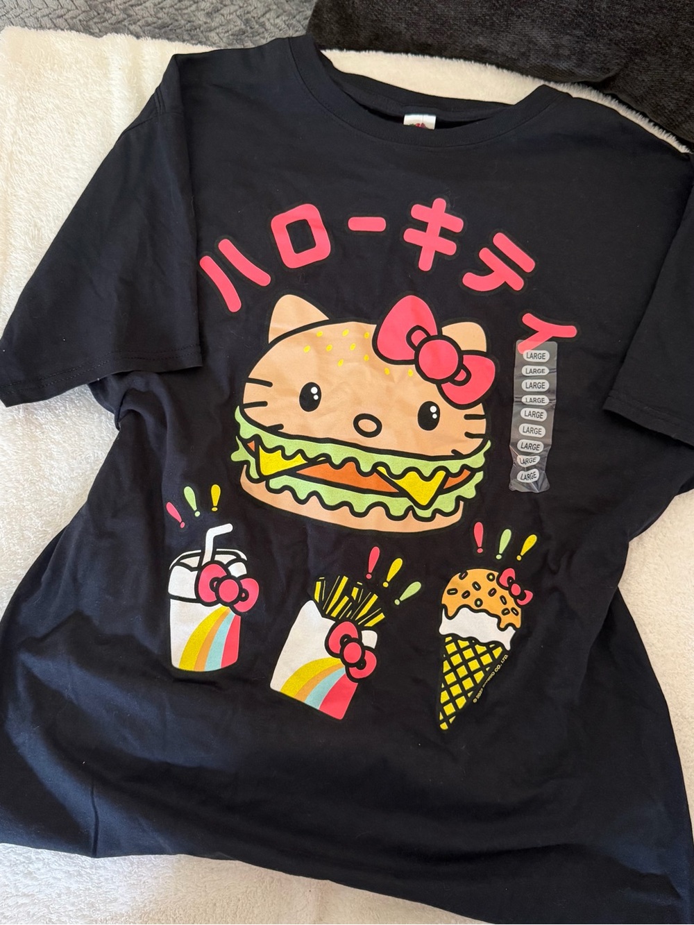 Hello Kitty Burger Ice Cream Fries T-Shirt